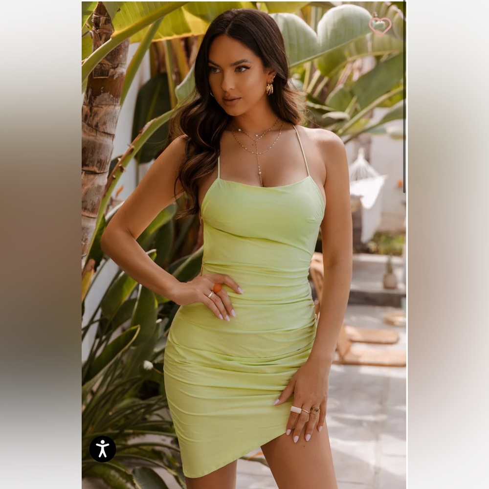 Brand new Miss Lola Lime Dress